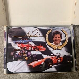 Racing Memorabilia with Signature and Cars